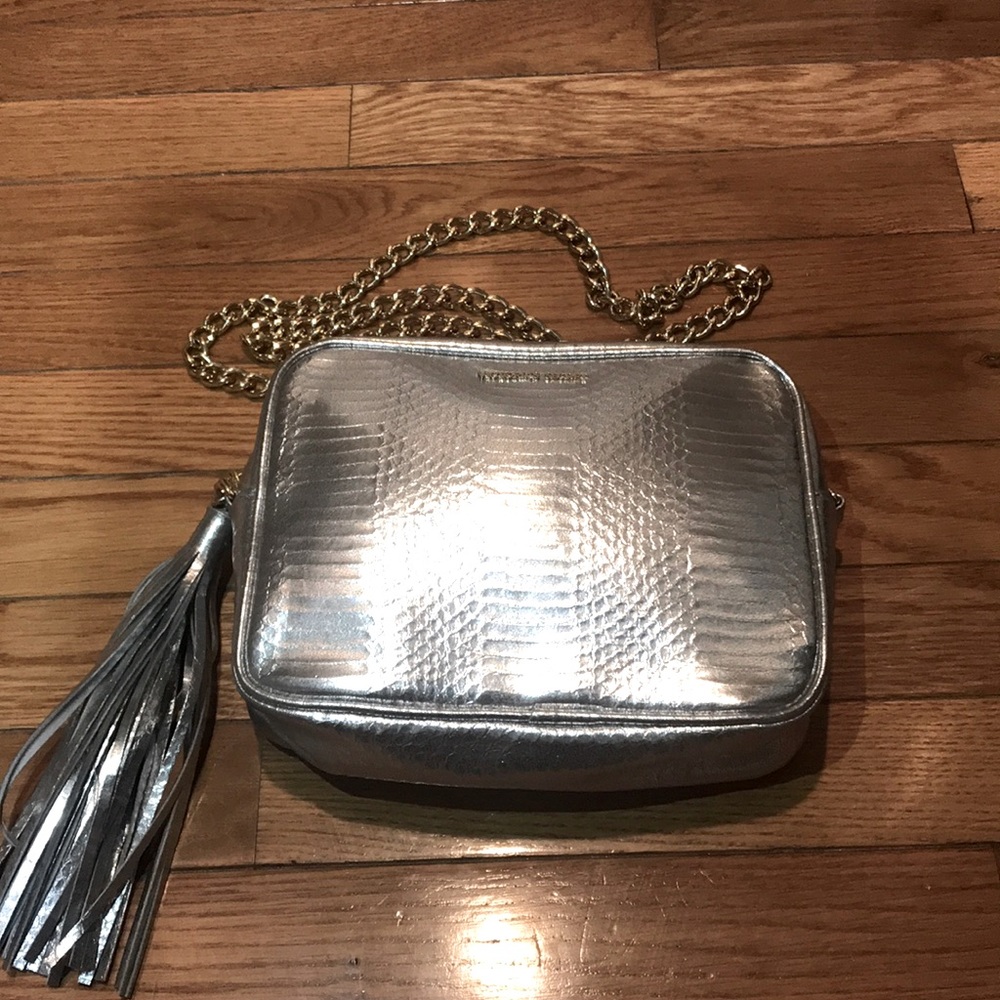 Victoria Secret silver chain crossbody